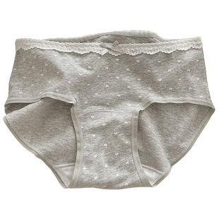 日系田园中腰包臀女士内裤女纯棉10A抑菌加长裆透气女生三角裤头