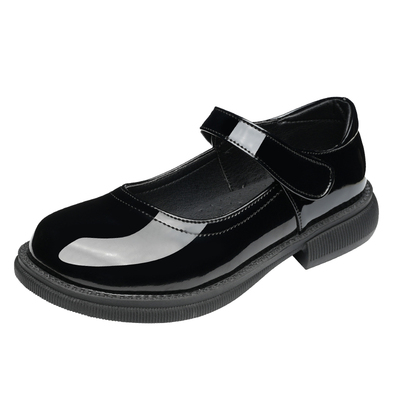 郑童鞋女童皮鞋儿童真皮单鞋黑皮鞋公主鞋女孩小学生软底小皮鞋
