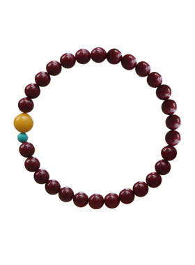 朱砂本命年转运手串红色正品手链