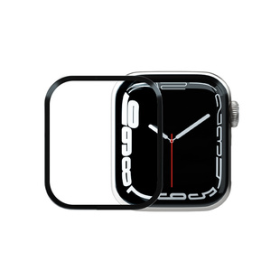 蓝猩适用applewatch10膜苹果iwatchs9/8/7手表膜Ultra全屏6/5/4/SE覆盖series七代ultra 2保护S7壳膜一体钢化