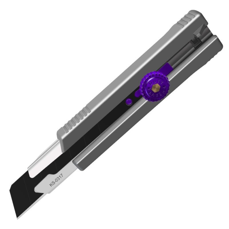 拓伏锐美工刀大号黑刃全金属手柄多功能办公家用壁纸刀裁纸刀割刀