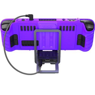 适用ROG ALLY掌机投屏支架铝合金SteamDeck连电视TV便携拓展坞Switch NS2投屏底座扩展基座DOCK扩展底座