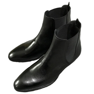 灭世版 其上SLP风格22新款潮流牛皮切尔西男百搭马丁靴高帮男鞋