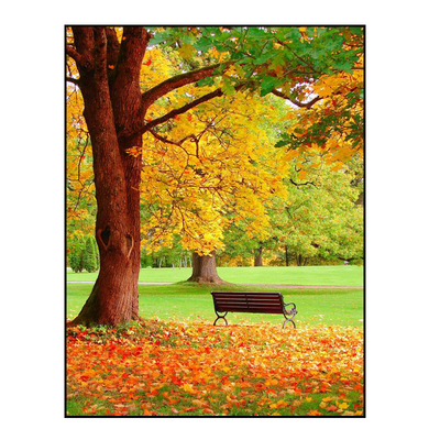 秋天风景楼梯间走廊过道装饰画