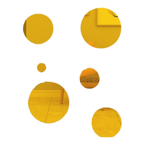 网红创意ins圆点3d立体墙贴客厅沙发亚克力贴纸卧室床头墙面装饰