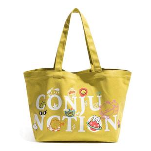 泰国gw同款帆布包女款2025新款托特包大容量环保袋手提袋通勤包潮