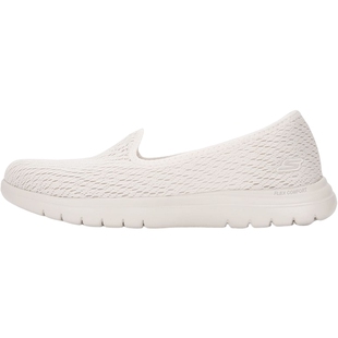 斯凯奇女鞋冬季透气运动鞋休闲鞋软底网面老人鞋一脚蹬穿脱健步鞋