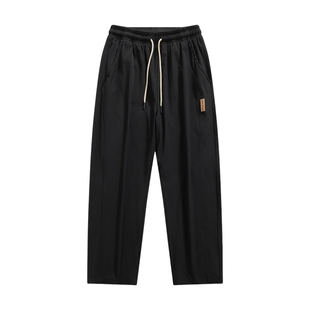 男生大码裤子男款春秋潮牌2026新款休闲裤直筒百搭长裤运动裤宽松