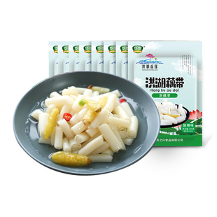 华贵洪湖香莲泡椒藕带400g*10袋酸辣藕尖开味下饭菜酸菜湖北特产