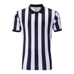 美式橄榄球足球裁判服上衣篮球裁判装备黑白条纹速干透气裁判服