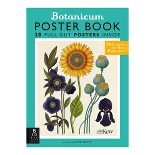 【现货】欢迎来到博物馆 植物馆海报书 Botanicum Poster Book 英文原版进口 Katie Scott illustrator Professor Katherine Wil