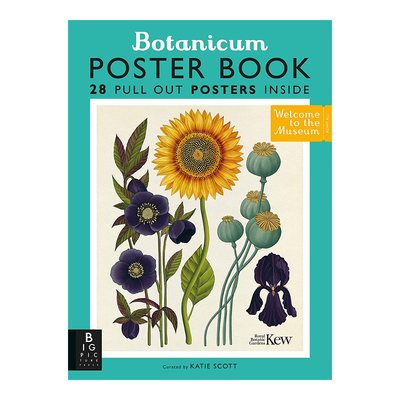 【现货】欢迎来到博物馆 植物馆海报书 Botanicum Poster Book 英文原版进口 Katie Scott illustrator Professor Katherine Wil