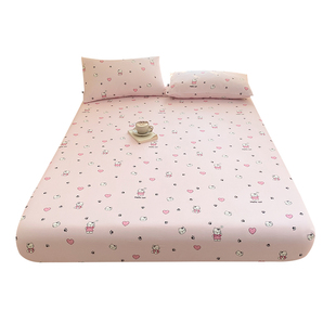 加厚双层纱纯棉床笠保护罩a类全棉2025新款床罩四季通用床垫套罩