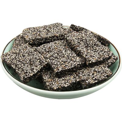 五味陈黑芝麻薄片花生芝麻花生酥糖特产传统美食休闲早餐手工好吃