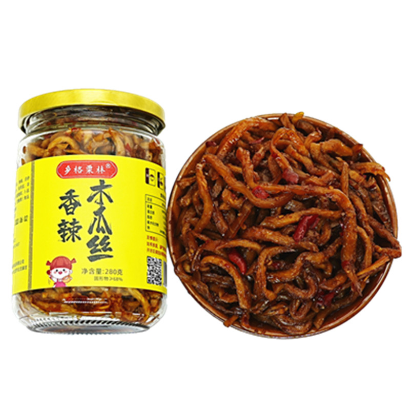 木瓜丝香辣脆丁干外婆咸菜酱菜
