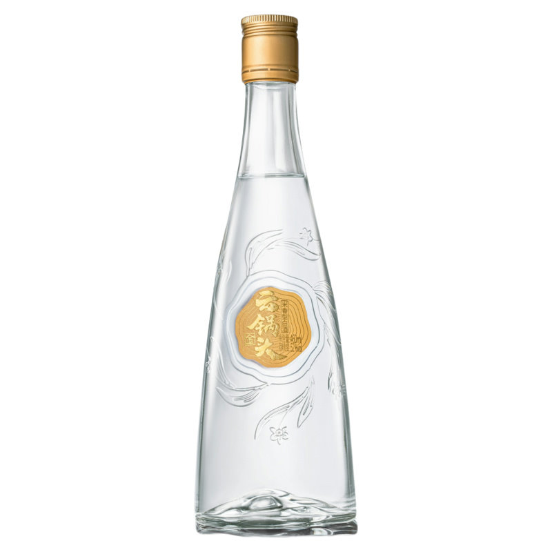 云锅头金标米香型白酒52度460ml