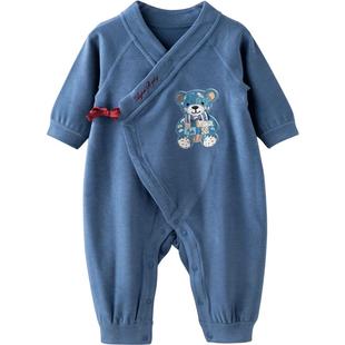 [玩偶之家]aqpa爱帕新生儿婴儿衣服德绒秋冬保暖宝宝连体衣哈衣萌