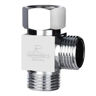 潜水艇洗衣机水龙头三通一分二接头止水进水管一进二出分流分水阀