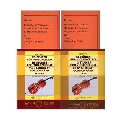 多曹尔113首大提琴练习曲Cello