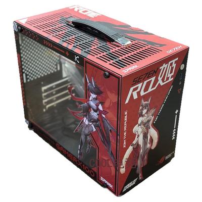 未知玩家X100手提桌面台式小机箱MATX紧凑型风冷迷你侧透游戏主机