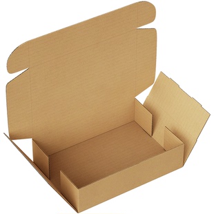 飞机盒纸箱特硬批发牛皮纸大号加高加厚定制小号扁平纸盒加硬止盈