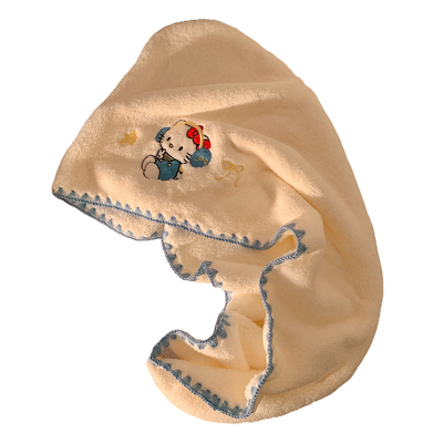 可爱kitty猫干发帽女超强吸水