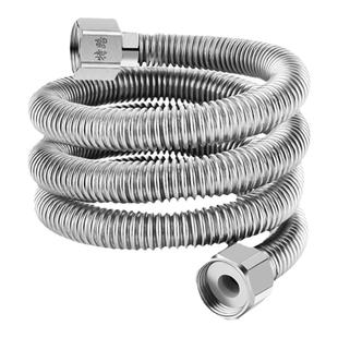 适用海尔不锈钢洗碗机进水管4分上水管加长防爆注水软管接头配件