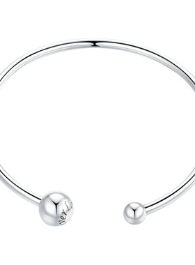 锦河畔925纯银弹力手镯