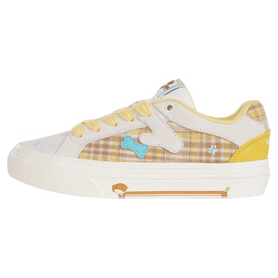 顽刻ollieskate腊肠小狗配色夏季校园风W系列低帮男女国潮滑板鞋