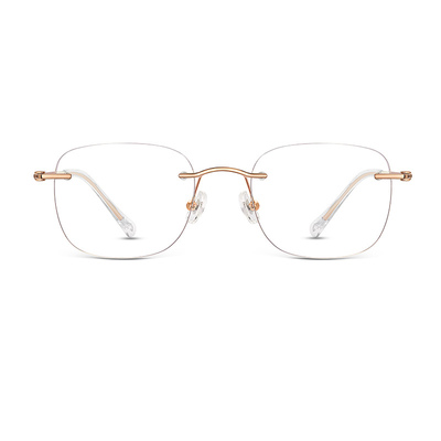LOHO女清冷纯欲无框眼镜