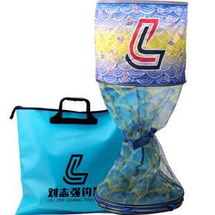 刘志强大师防爆鱼护野钓黑坑专用钓鱼网兜方形速干大渔户渔护大全