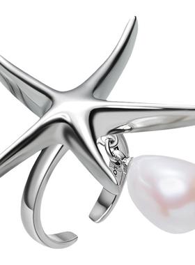新款戒指PEARLONA巴洛克珍珠女