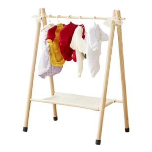 宠物衣架实木挂衣架狗狗卧室落地小型衣柜室内小猫家用杆收纳简易
