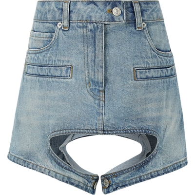 【折扣】COURREGES 女牛仔迷你半身裙短裙