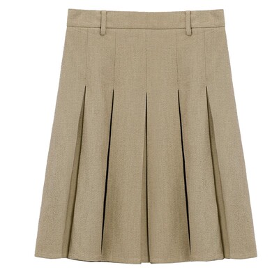 BaiscHouse小个子显高A字百褶裙