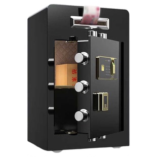 家用保险柜存钱罐大人2025新款可存可取指纹密码锁大容量小型儿童