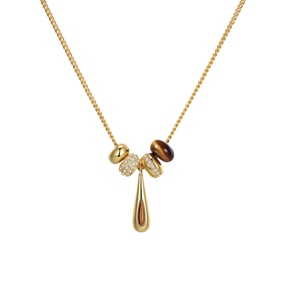 森吾虎眼石转运珠项链