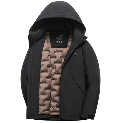 户外羽绒服内胆冲锋衣男加厚冬季