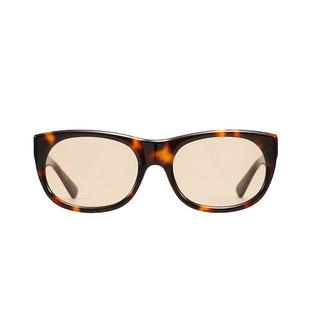 复古猫眼老钱风墨镜带度数黑框茶片尼龙镜片UV400防晒太阳眼镜女