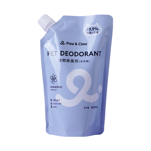 PawClaw珀克鲁宠物除臭剂狗狗猫咪喷雾狗尿猫尿除味补充装500ml