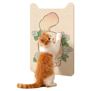猫抓板贴墙耐磨不掉屑猫咪磨爪立式墙角转角墙贴防猫抓沙发保护垫