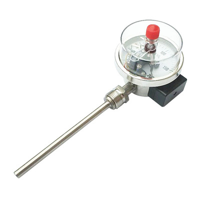 不锈钢电接点双金属温度计WSSX411可控制上下限开关工业温度表