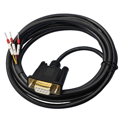 DB9单头线235端子线RS232串口线