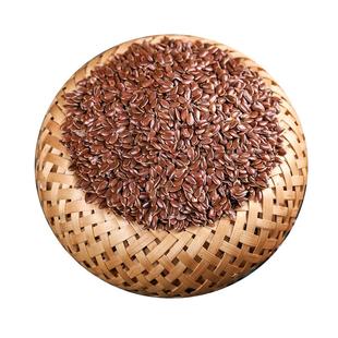 亚麻籽官方旗舰店黄金棕色即食熟亚麻籽粉奇亚籽生亚麻籽榨油烘焙