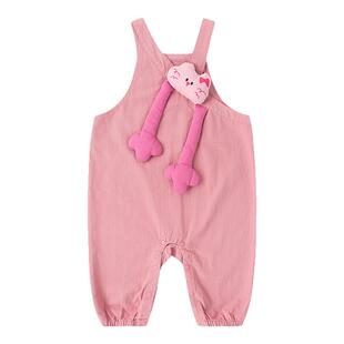 嘟嘟家儿童裤子春秋女童新款宝宝背带裤男童长裤洋气婴儿童装百搭