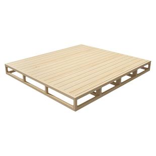 实木榻榻米透气床板排骨架床垫加高松木床架床板席梦思木床垫定制