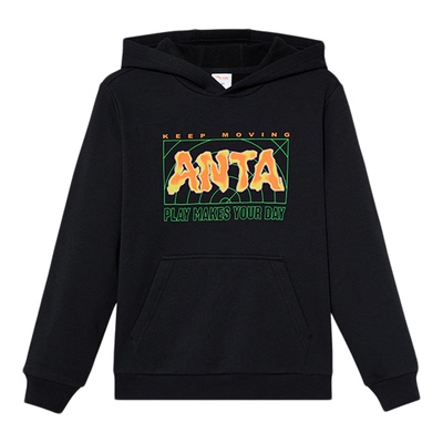 安踏童装男童连帽卫衣官方旗舰店