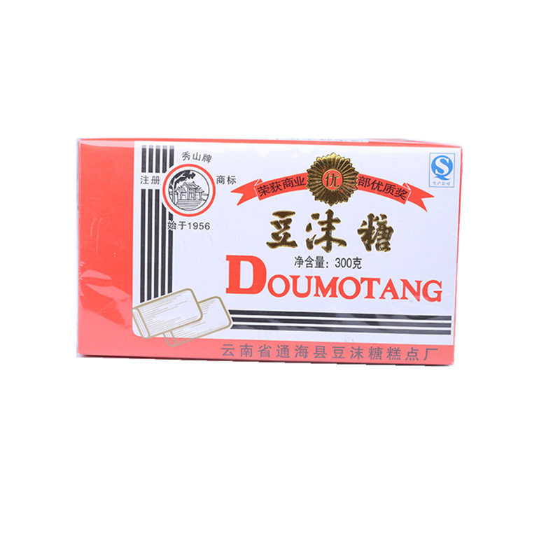 秀山牌盒装豆末糖300g