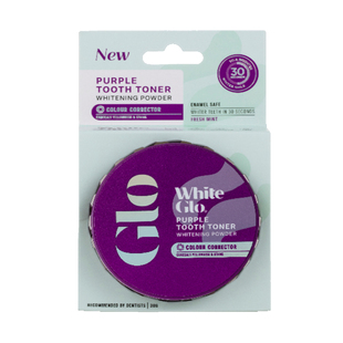WhiteGlo惠宝澳洲进口紫色美白牙粉30g专业祛牙黄去牙渍去牙结石