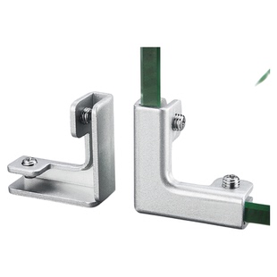 铝合金玻璃夹鱼缸护角L型卡扣直角菜池花盆瓷砖L夹子固定夹卡槽托